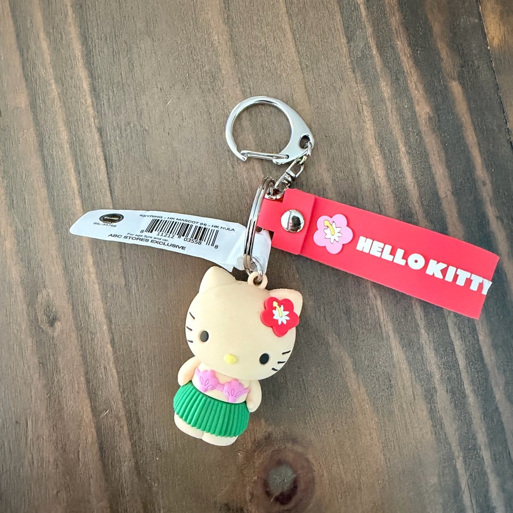 Aloha Hello Kitty Hawaii ABC Store Keychain